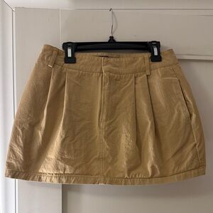 Zara Tan Mini Skirt